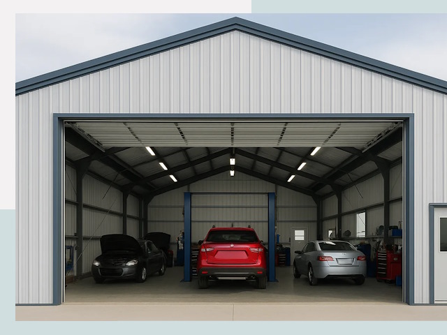 Ангары из сэндвич панелей от 606 руб. в Самара