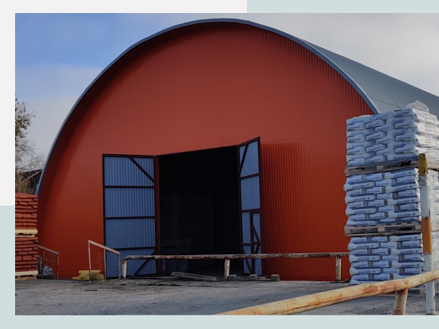 Полукруглые ангары по цене от 606 руб. в Самара