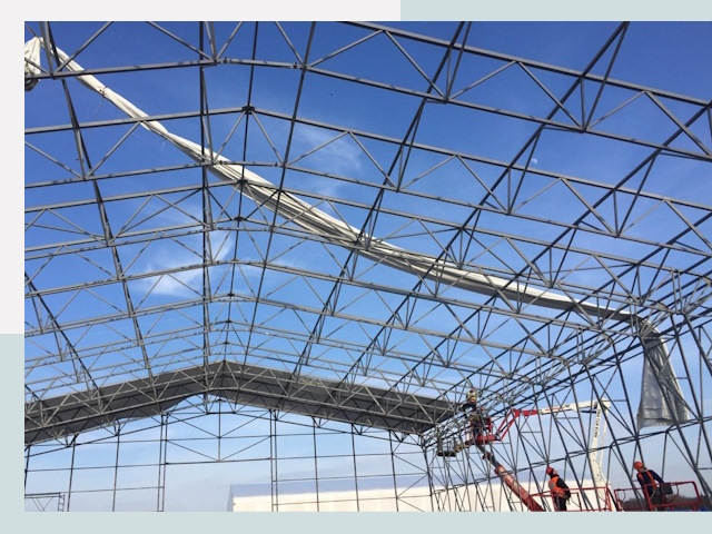 Шатровые ангары от 606 руб. в Самаре и Самарской области