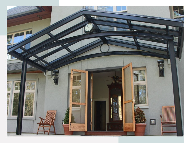 Козырьки металлические в Самаре