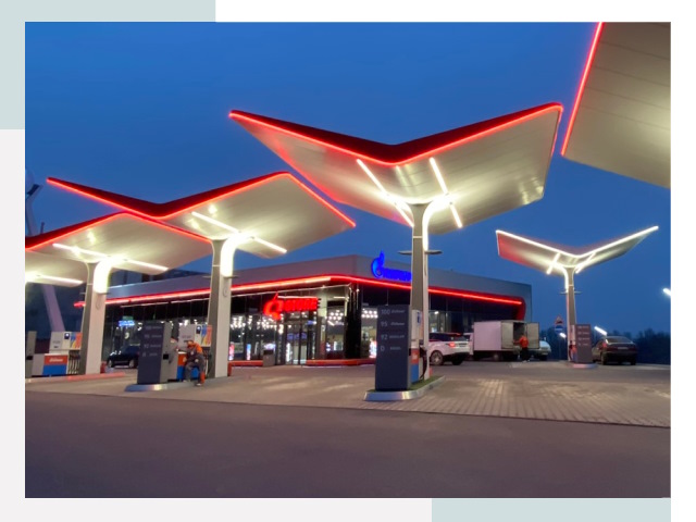 Навесы для АЗС в Самаре
