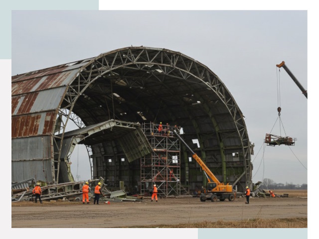 Демонтаж ангаров в Самаре